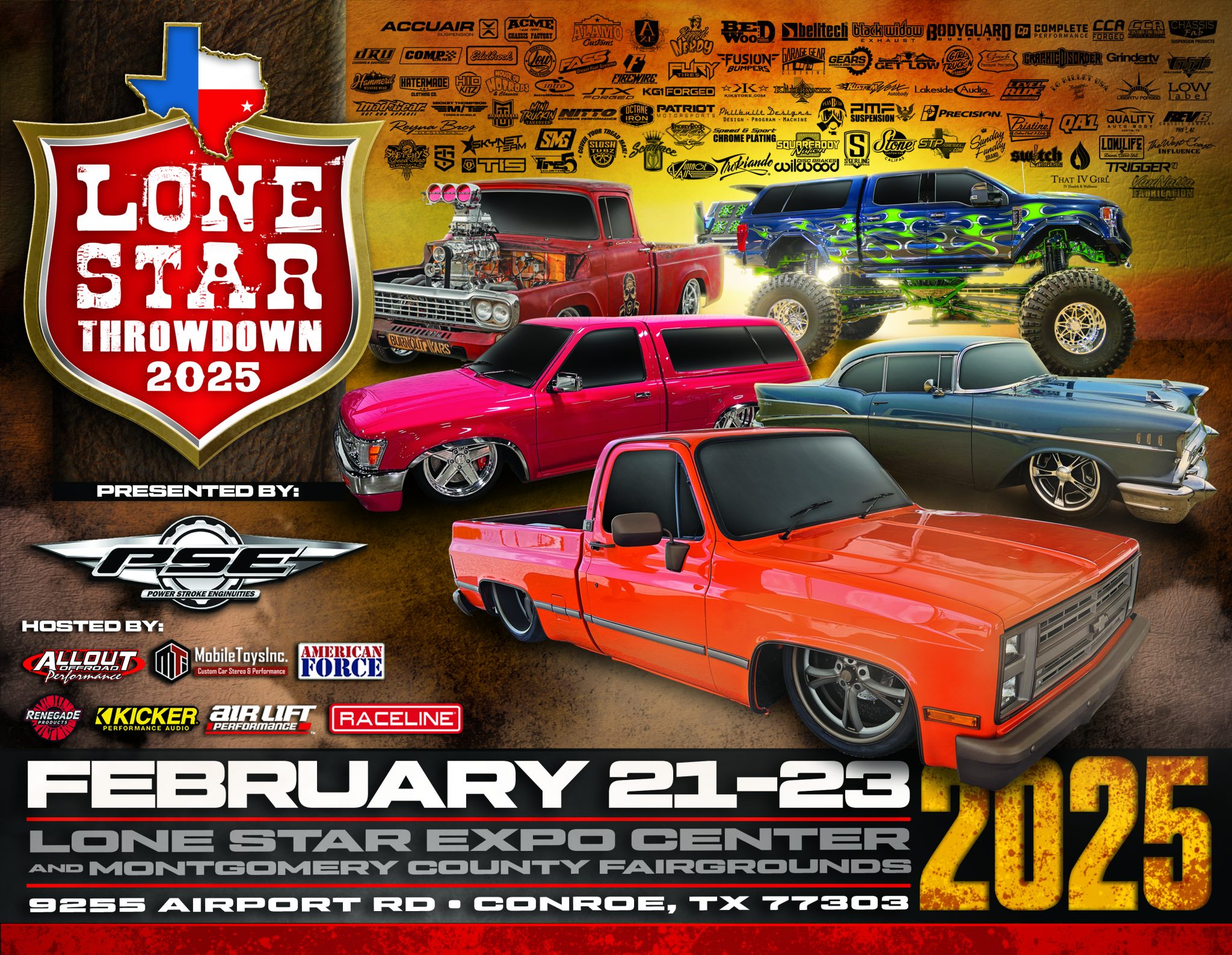 Lone Star Throwdown World's Best Truck Show Conroe, Texas