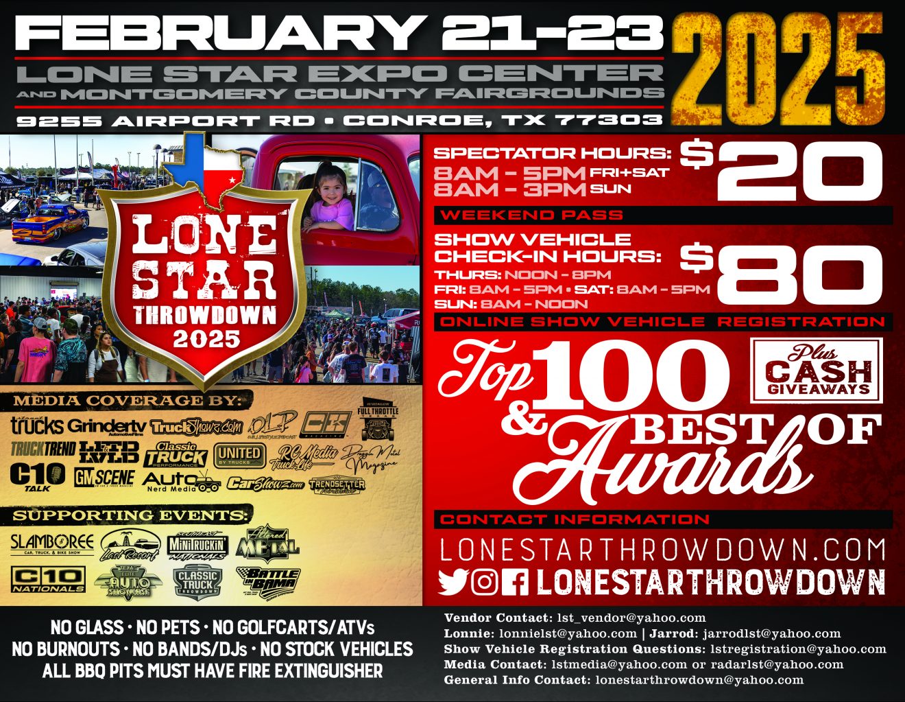 Lone Star Throwdown World's Best Truck Show Conroe, Texas